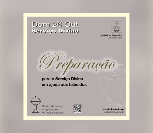 Preparação para o Serviço Divino em ajuda aos falecidos